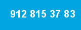 912 815 37 83 912 815 37 83
